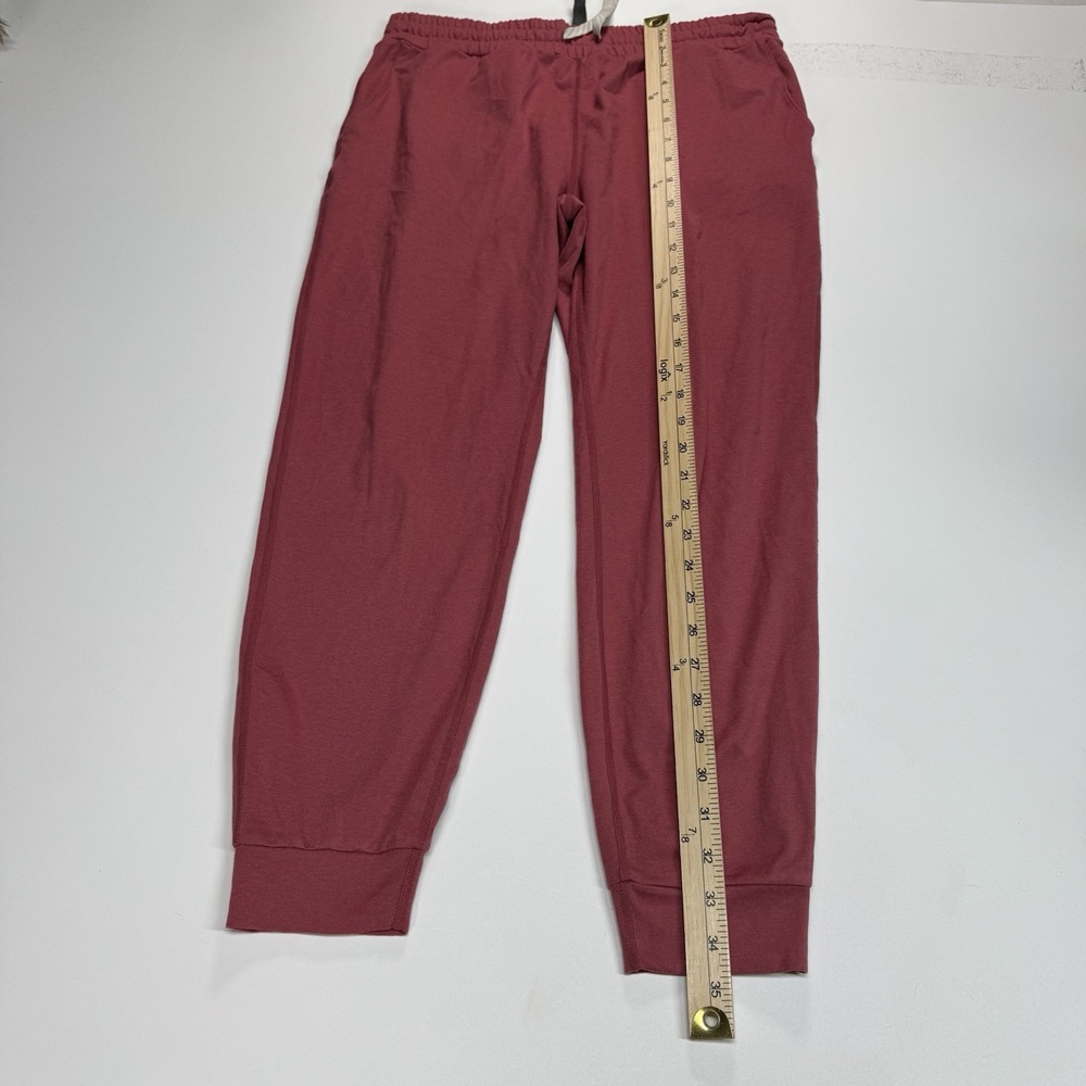 Vuori Performance Jogger Heathered Light Red Dream Knit Tapered Pants Medium - Picture 8 of 11